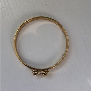 Kate Spade Bow Bangle with Rhinestones